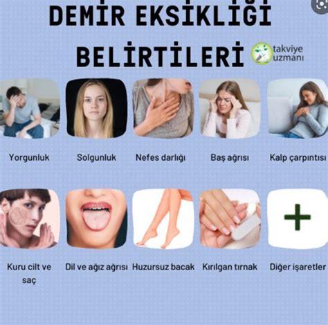 Demir Eksikliği Belirtileri